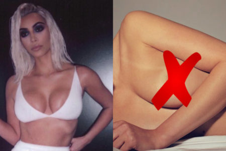 Kim Kardashian comparte fotos completamente desnuda