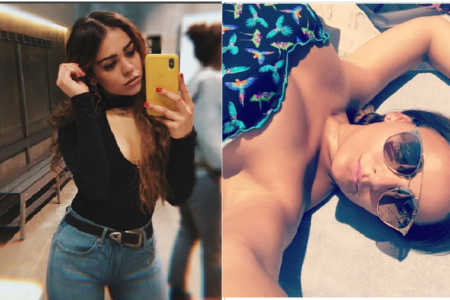 Hermana de Danna Paola muestra que la sensualidad es de familia