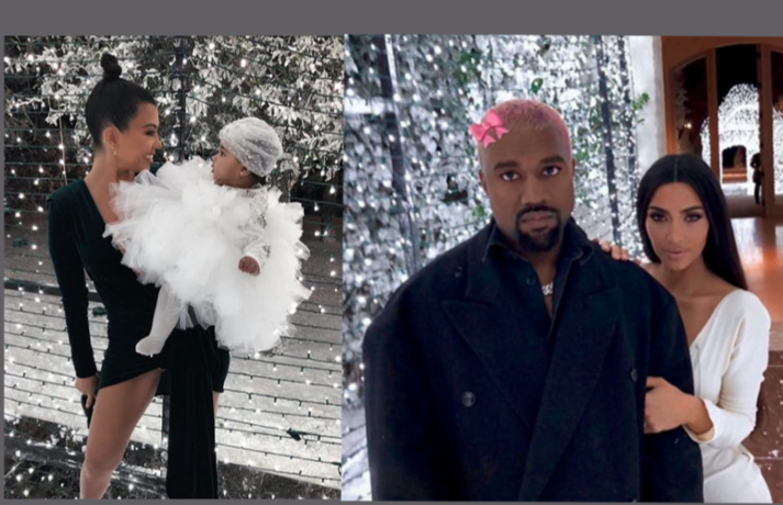 kim kardashian y kanye west brindaron una lujosa celebración navideña paraíso invernal invitados celebridades