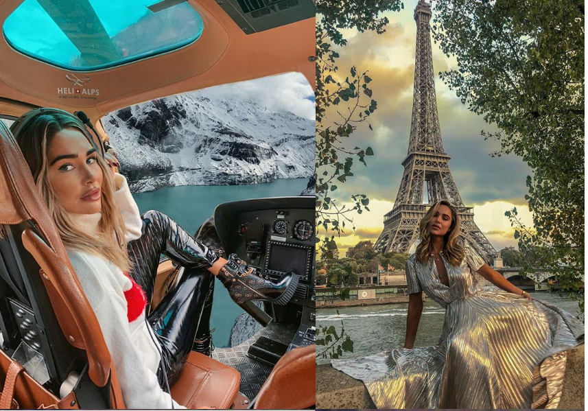 johanna olsson influencer presumia viajes alrededor del mundo que nunca existieron fotos instagram