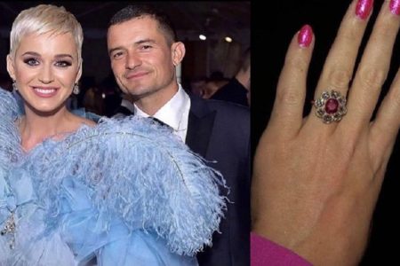 Katy Perry y Orlando Bloom celebraron San Valentín anunciando su boda