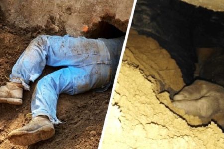 Hombre quedó atrapado en túnel que cavó para espiar a su ex