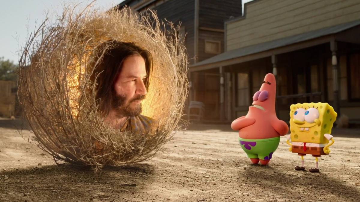 keanu reeves bob esponja