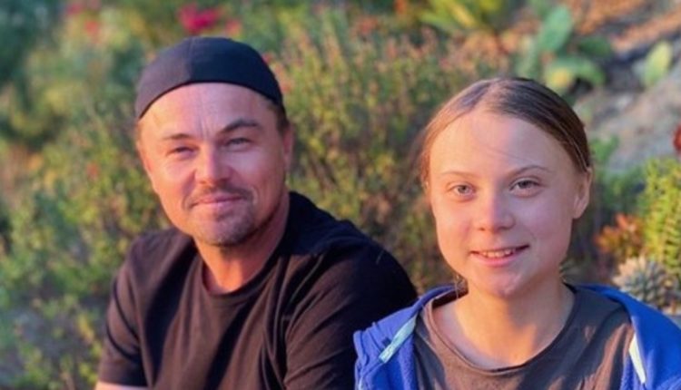 leonardo dicaprio greta thunberg