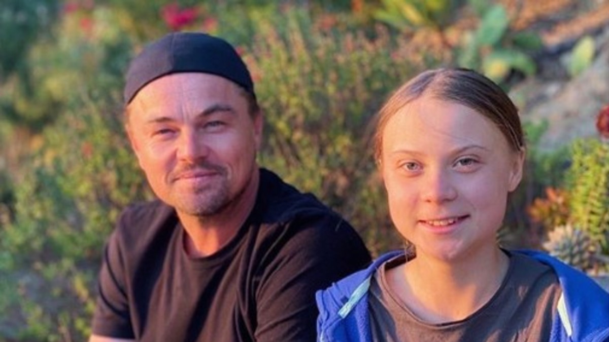 leonardo dicaprio greta thunberg