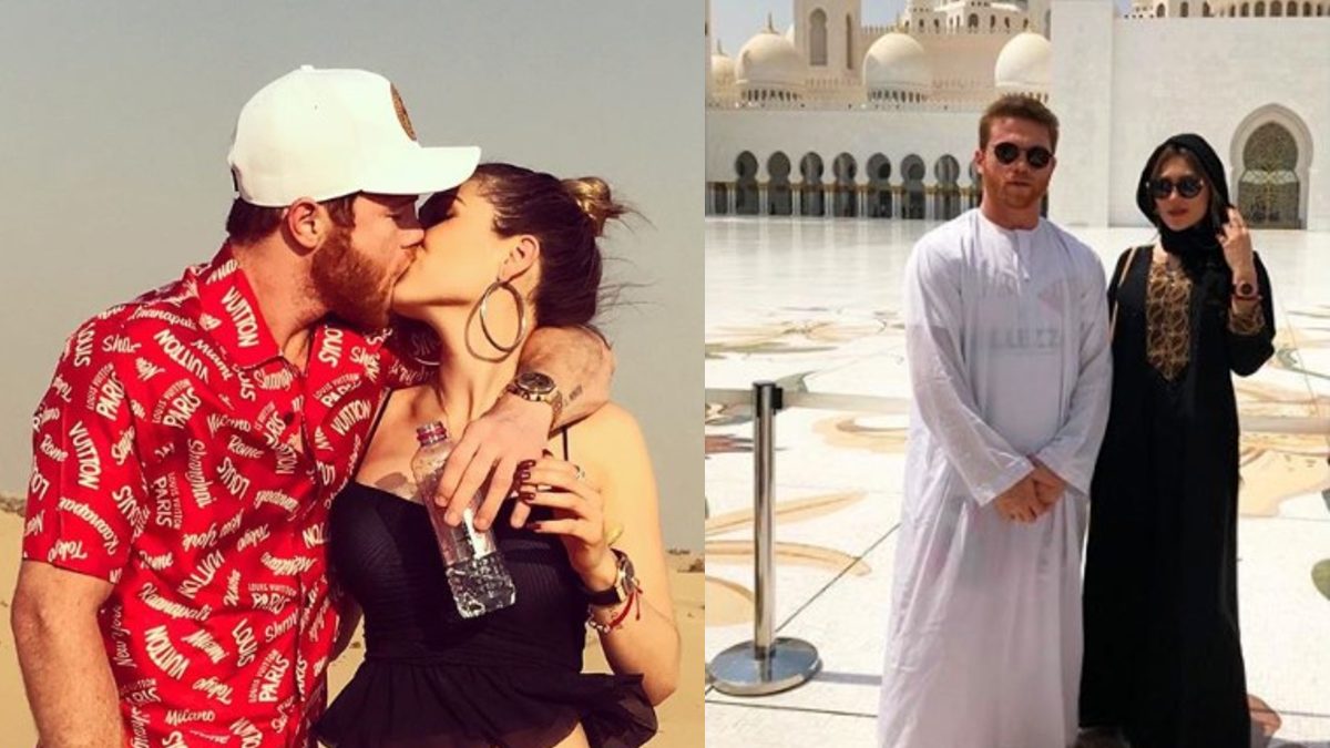 canelo alvarez vacaciones novia