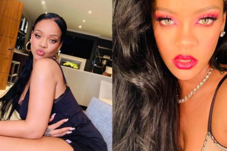 Rihanna responde por críticas a foto sin maquillaje y granos – Mujer al día