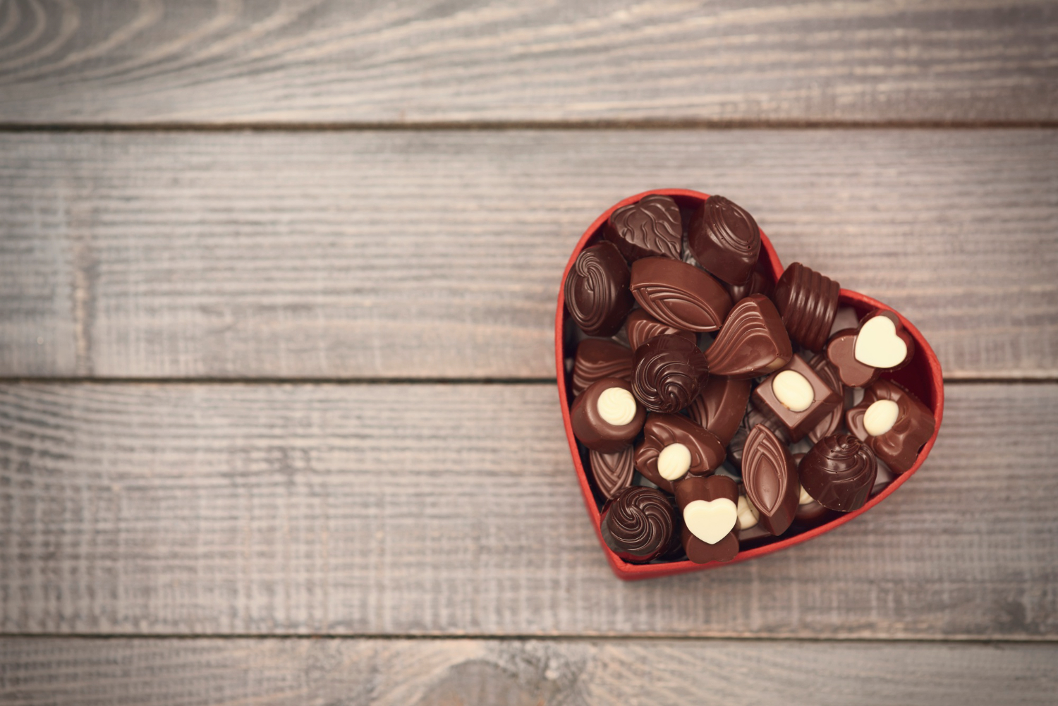 Regalos hechos con chocolate para San Valentín